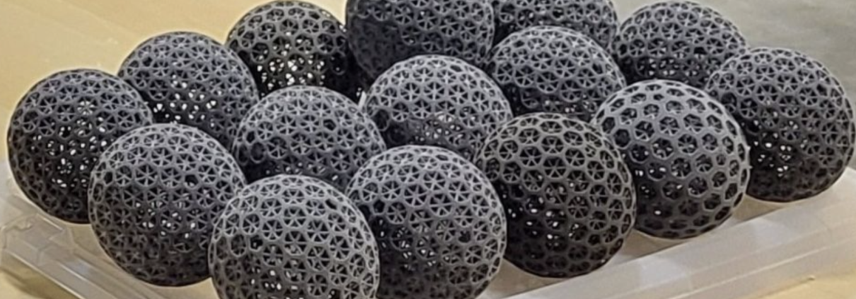 3D printed pickleballs are quieter but still bounce like regular pickleballs.