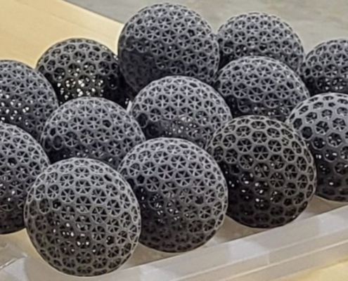 3D printed pickleballs are quieter but still bounce like regular pickleballs.