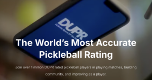 DUPR is a pickleball rating system for everyone.